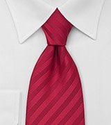 Classy Mens Tie in Bright Persian-Red