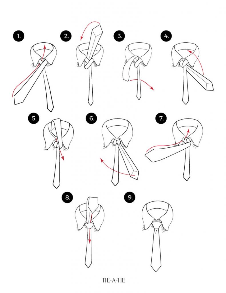 How to tie a tie - quick and easy step by step